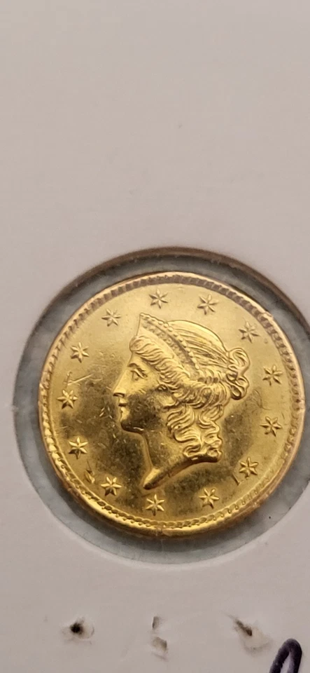 1 DOLLAR OR - 1850 - ETATS UNIS - TRES RARE - Photo 1/2