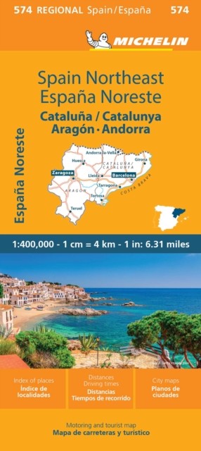 Aragon Cataluna - Regional Map 574 : Map Michelin - Image 6