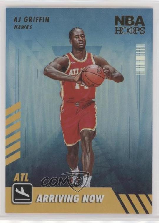 2022-23 Panini NBA Hoops Arriving Now Holo AJ Griffin #16 01az