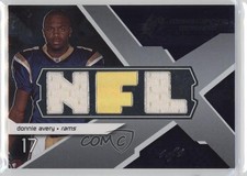 2008 SPx Dual Jersey NFL Letters One of 1/1 Donnie Avery #RM-DA lz7