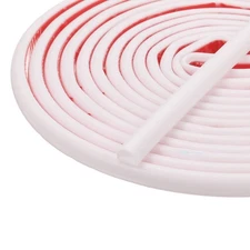 39.4Ft x 3/8" Weather Stripping Door Frame Seal for 3/16"-1/4" Doors, White