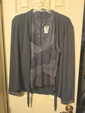 Daymor Couture Nwt 3 Piece Formal Wear Outfit MOB special Occasion Size 10...