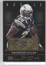 2012 Panini Black Gold Signatures 76/99 Brandon Taylor #110 Rookie Auto RC 0f8