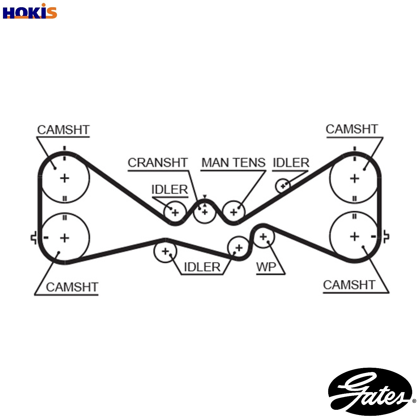 GATES TIMING BELT - 5612XS - Image 13
