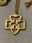 Vtg 80s Girl Scouts Brownies Jewelry Pins Pendant Necklace Bracelet - Lot of 4 — photo 10