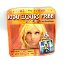 BRITNEY SPEARS America Online Collectible / Install Disc AOL CD, SPECIAL EDITION