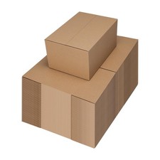 10x7x5 Shipping Boxes Set of 40, Brown Kraft Corrugated Cardboard Boxes Maile...