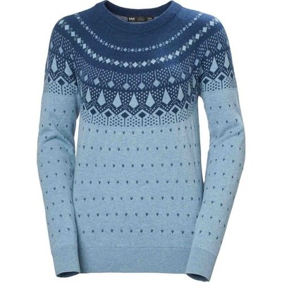 Helly Hansen Damen Hytte Merino Sweatshirt / Blau / UVP 135£