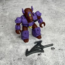 Vintage Battle Beasts Bloodthirsty Bison #25 Action Figure - Complete W Weapon
