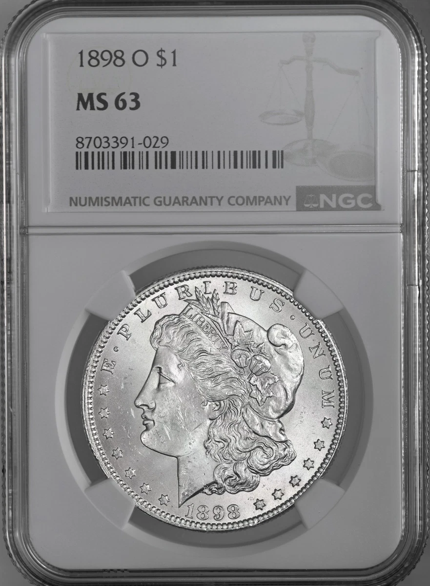 1898 O モルガン・ダラー MS 63 MS 63 Graded 1898 Year Morgan US Dollars (1878-1921) for sale | eBay