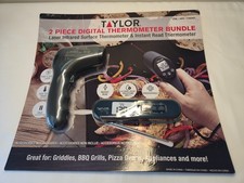 NWT Taylor 2-Piece Digital Thermometer Bundle Laser Infrared  Instant Read