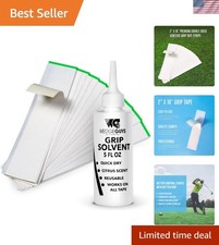Professional Golf Grip Tape 2" x 10" Solvent Activated Double Sided Adhesive ...
