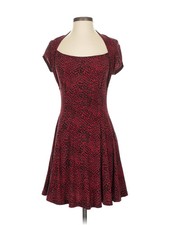 Norma Kamali for Walmart Women Red Casual Dress S