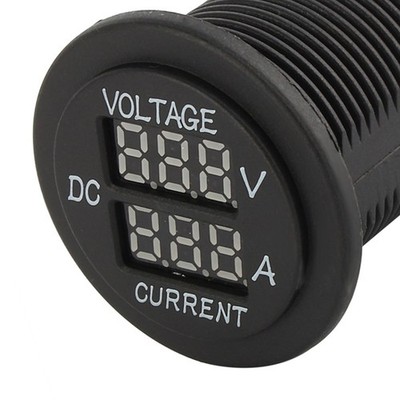 Auto Motorrad DC 12 - 24V Dual LED Digital Voltmeter Ampere Volt Meter Guage
