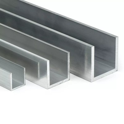 Aluprofil U-Schiene Aluminiumschiene Alu U Profil Aluminium Länge / Abm. Wählbar