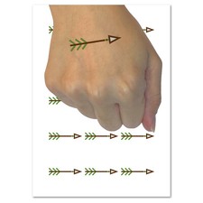 Fun Arrow Temporary Tattoo Water Resistant Fake Body Art Set