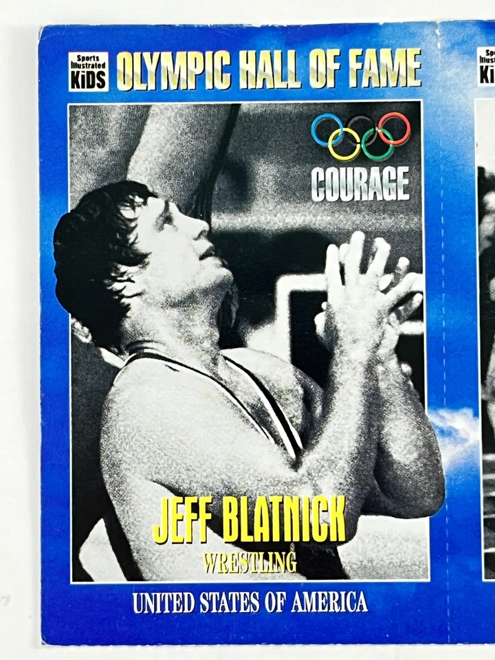 1995 年体育画报儿童奥林匹克名人堂床单,Blatnick、Nurmi、Fraser — 第 2/4 张图片