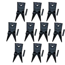 10PK FITS FOR X156 Twin Tiger Rock Bucket Teeth Tooth X156WTL w Roll Pins  P156