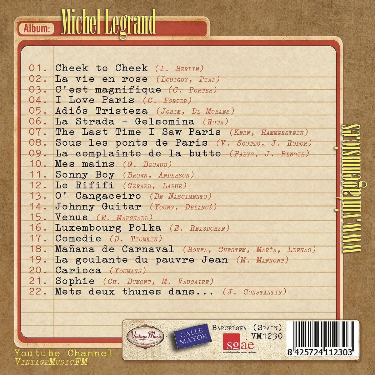 欧15discs CD Michael Legrand Anthology 5345569 UNIVERSAL 紙ジャケ /00500 Anthology 15 Cd Box Set : Michel Legrand | HMV&BOOKS online