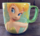Disney Store Tinker Bell Tink 3D Embossed 20 ounce Green Coffee Cup Mug NWT — photo 1