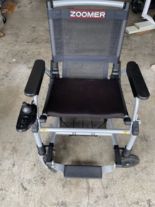 Zoomer Chair- Portable Electric Lightweight Wheelchair. Used About 1