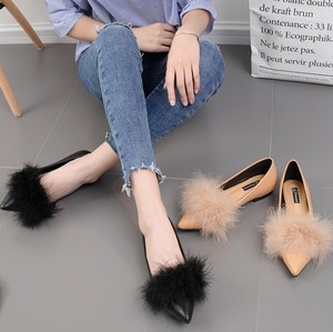 Ballerine mocassini scarpe donna basse nero beige pelo pelle sintetica 8591  | eBay