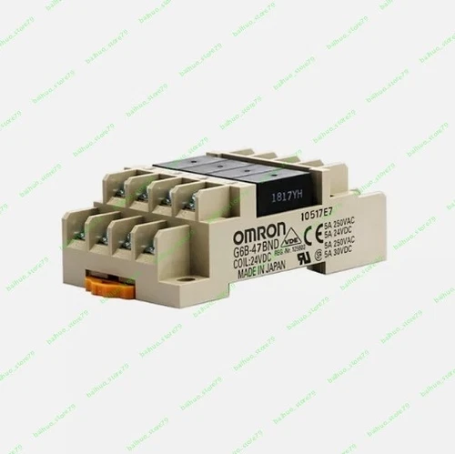 New Omron Terminal Block Relay G6B-47BND DC24V 1PCS G6B-47BND