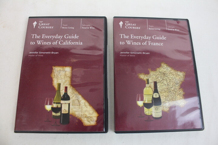National Geographic Everyday Guide to Wines: France 9176 & California 9162 DVDs
