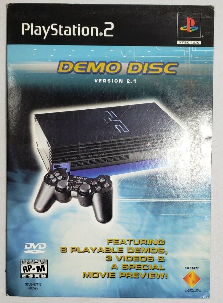 Demo Disc 2.1 PS2 2000 PlayStation 2 Demo Disc and Cardboard Demo Disc 2.1 PS2 2000 PlayStation 2 Demo Disc and Cardboard