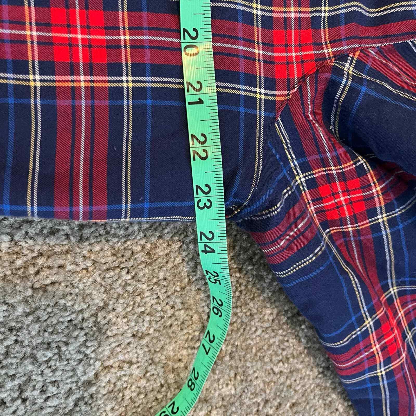 L.L. Bean plaid hooded shacket jacket men’s size large