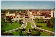 c1960 Boise Idaho Vintage Postcard Looking Over Capitol Dome Exterior Building