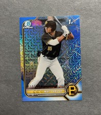 Matt Fraizer 2022 Bowman Chrome 1st Blue Mojo Refractor  /150 #BCP-91 - Pirates 