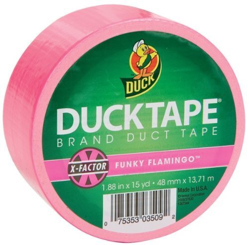 Duck X-factor Funky Flamingo Duct Tape - 1.88