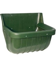Alimentateur mural en plastique ABS, de forme rectangulaire anti-déchets Kerbl 