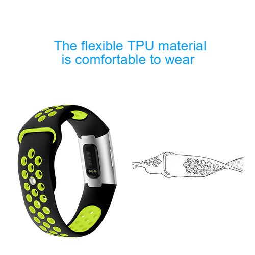 Replacement Silicone Watch Band Strap Wristband For Fitbit Charge 4/Charge 3 SE - Picture 59 of 103