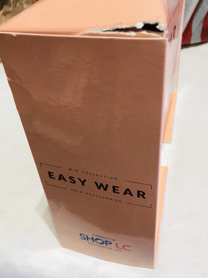 FÁCIL DE USAR Peluca de Pelo Recto Rojo Marrón Estilo Donna Ligero Moda Disfraz Foto 4 de 4