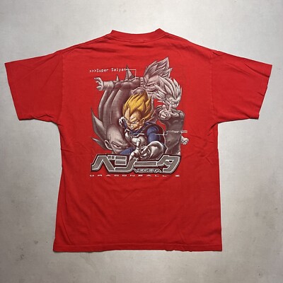 Vintage 90s Dragon Ball Z Vegeta Super Saiyan Goku T Shirt Anime