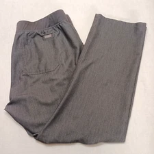 Figs Livingston Scrub Pants XL Gray Women's T21003 Straight Leg 2 Hip Pockets