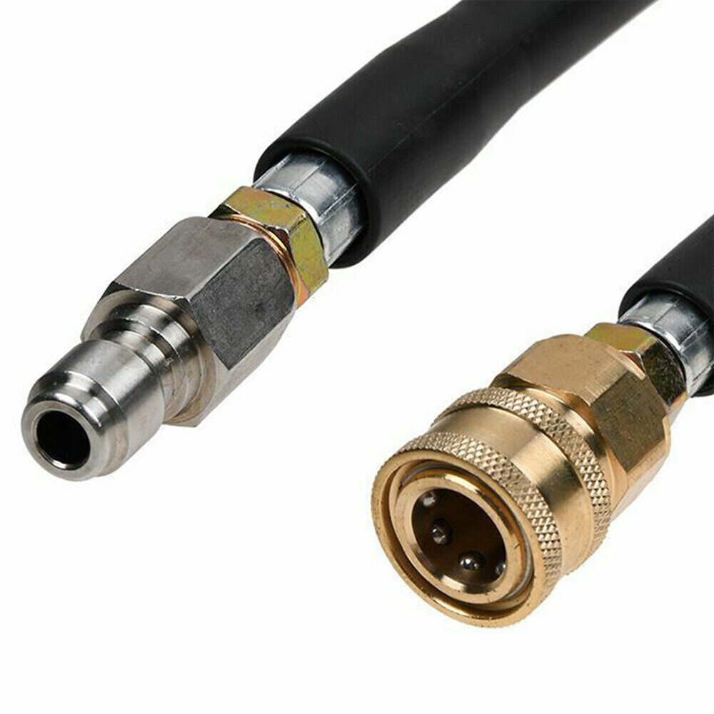 20m 5800PSI High Pressure Washer Replacement Hose Water Pipe 3/8" Quick