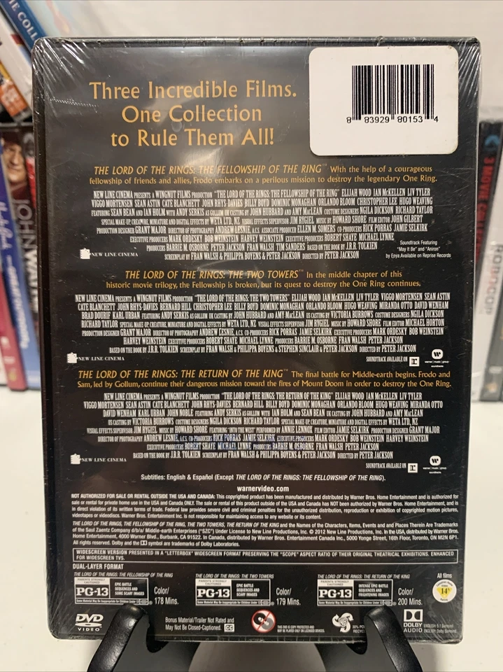 The Lord Of the Rings Trilogy & The Hobbit Trilogy ( DVD Complete SET Lot) NEW - Image 4 of 4