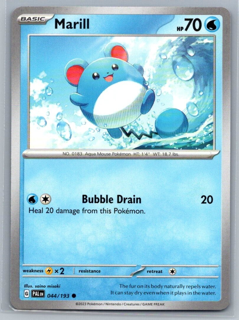 Marill 44/193 Paldea Evolved Common Pokémon TCG 2023