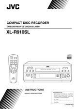 JVC XL-R910SL CD Recorder Owners Instruction Manual Reprint