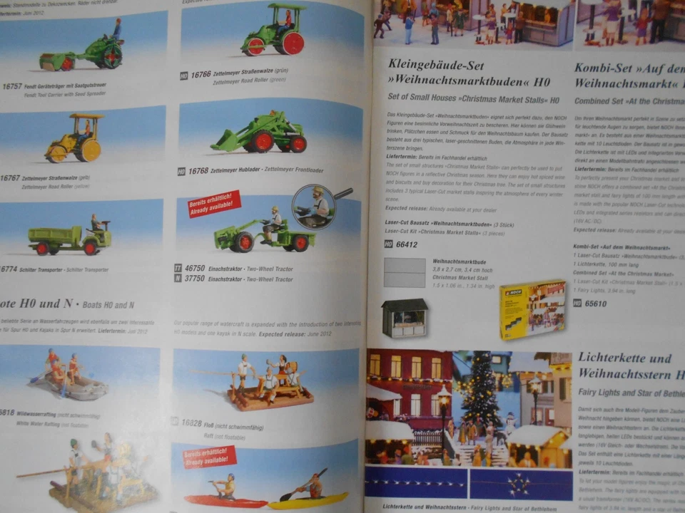 Noch Figurines catalogue Figuren program 2012 40 pages  Athearn included - Image 2 of 3