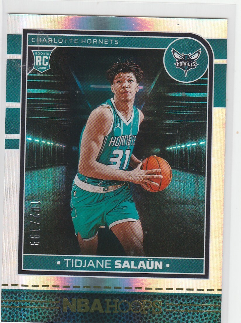 Tidjane Salaun RC 2024-25 Panini Hoops 102/199 Premium Box Set Foil #236 Hornets