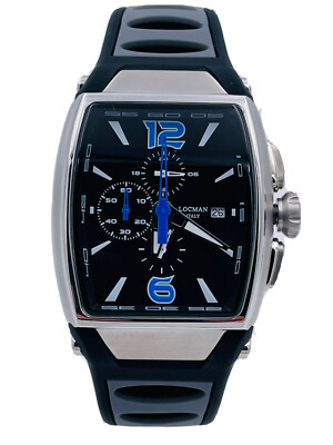 Locman Tremila Chrono 550KBA/498 Titanium/Rubber Watch Hot New