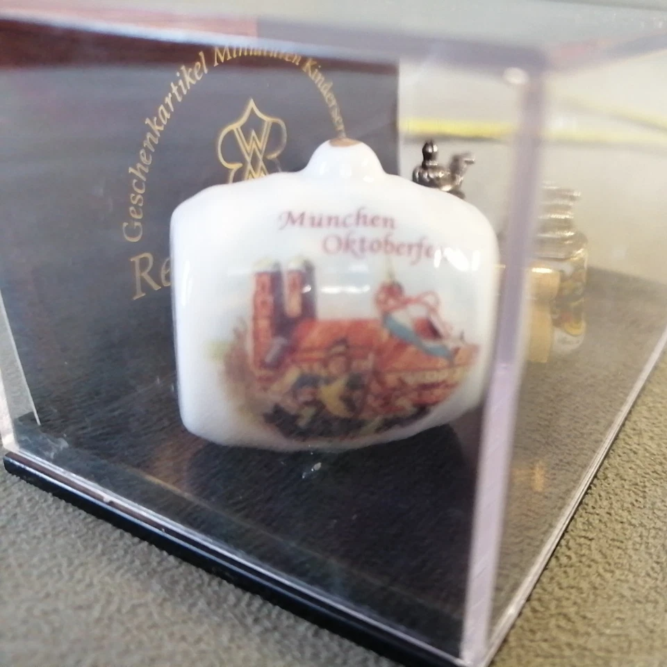 accessori in miniatura boccali botte Oktoberfest Porcellana casa delle Bambole - Immagine 4 di 4