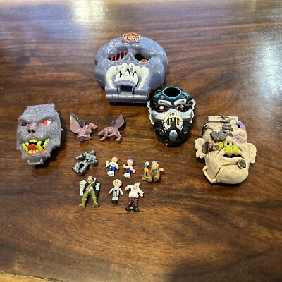  Vintage Mighty Max Lot of 7 Figures + Parts Replacement 90s Incomplete