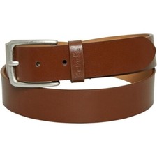 Mens Bench Stylish Metal Buckle Coated Bonded Leather Belt Sizes from S Small