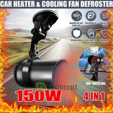 4 in 1 12V Car Heater Defroster Demister Air Purify, Plug in Cigarette Lighter