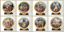 Set of 8 Danbury Mint M. J. HUMMEL CENTURY PLATE Ltd Ed Coll. Plate 10¼ OP $696.